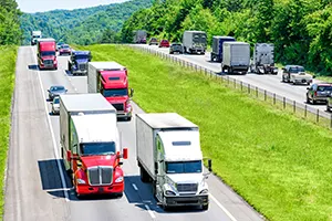 Commercial trucks follow industry rules that require legal know-how.