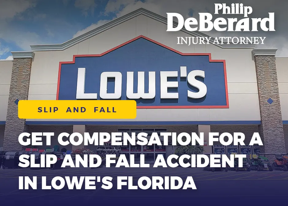 Get Compensation For A Slip and Fall Accident in Lowe’s Florida